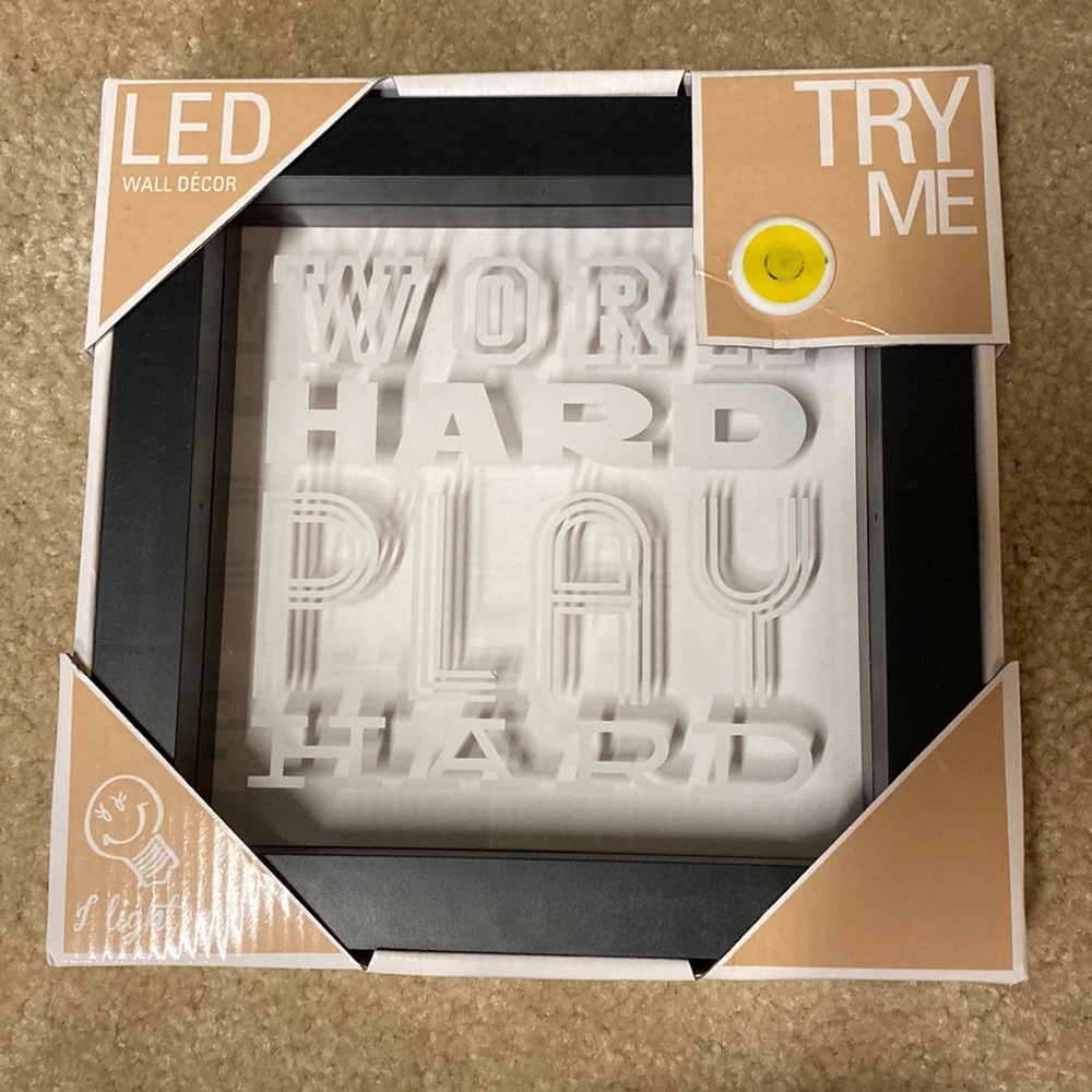 LED light up sign